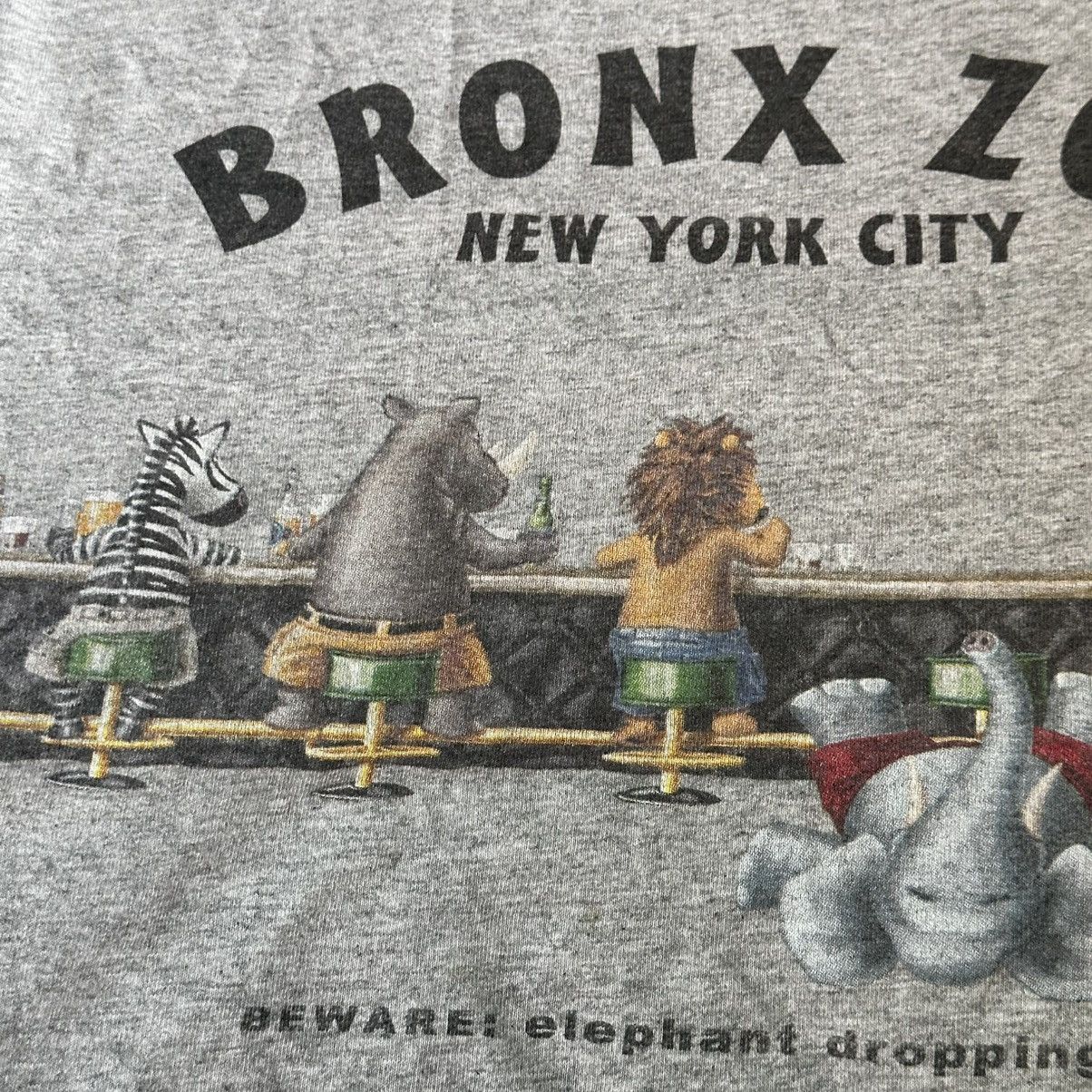 Vintage Vintage New York Bronx Zoo T Shirt Size US L / EU 52-54 / 3 - 4 Thumbnail