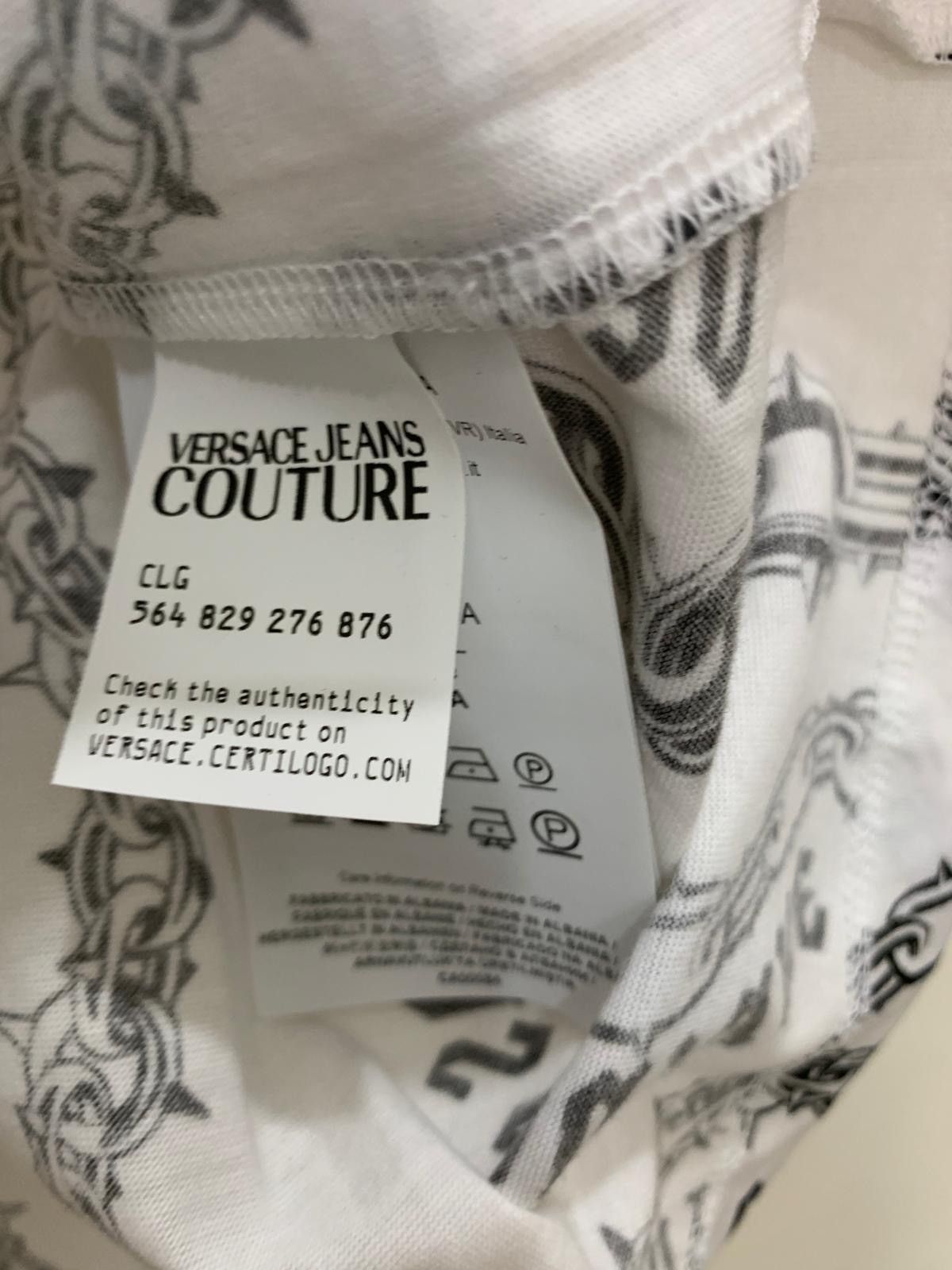 Versace Jeans Couture Jersey Print Chain Couture Versace Jeans Culture T-shirt L, Size US L / EU 52-54 / 3 - 9 Thumbnail