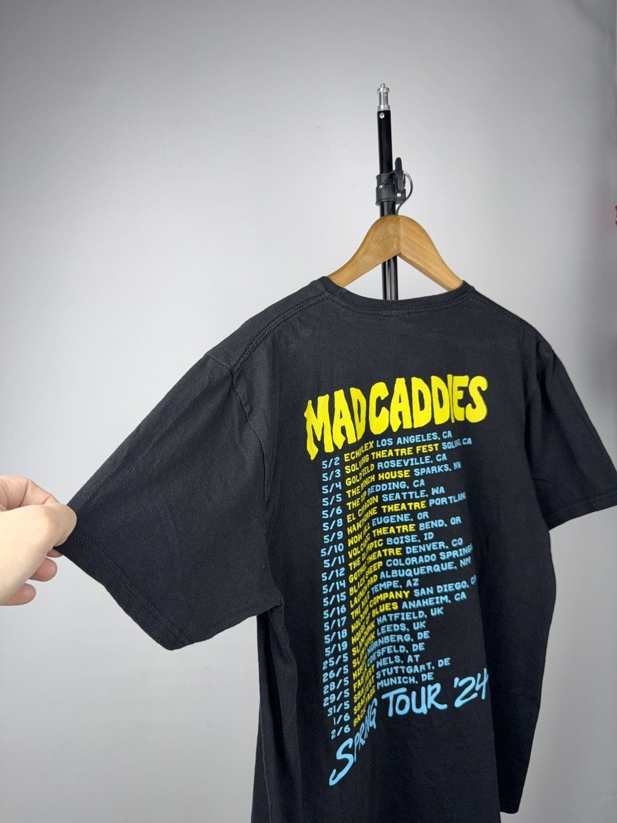 Vintage 00s Mad Caddies Spring Tour 2024 Graphic Band Tee Shirt Size US L / EU 52-54 / 3 - 8 Thumbnail