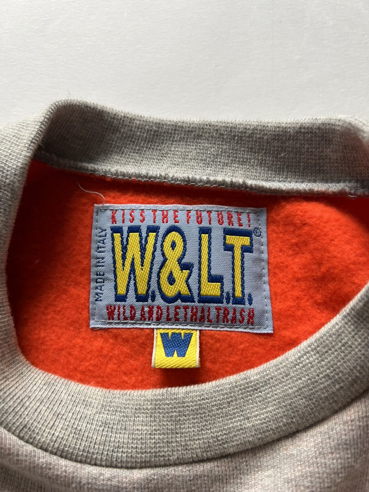 W&LT W&LT by Walter Van Beirendonck gray elbow patch sweater Size US S / EU 44-46 / 1 - 2 Thumbnail