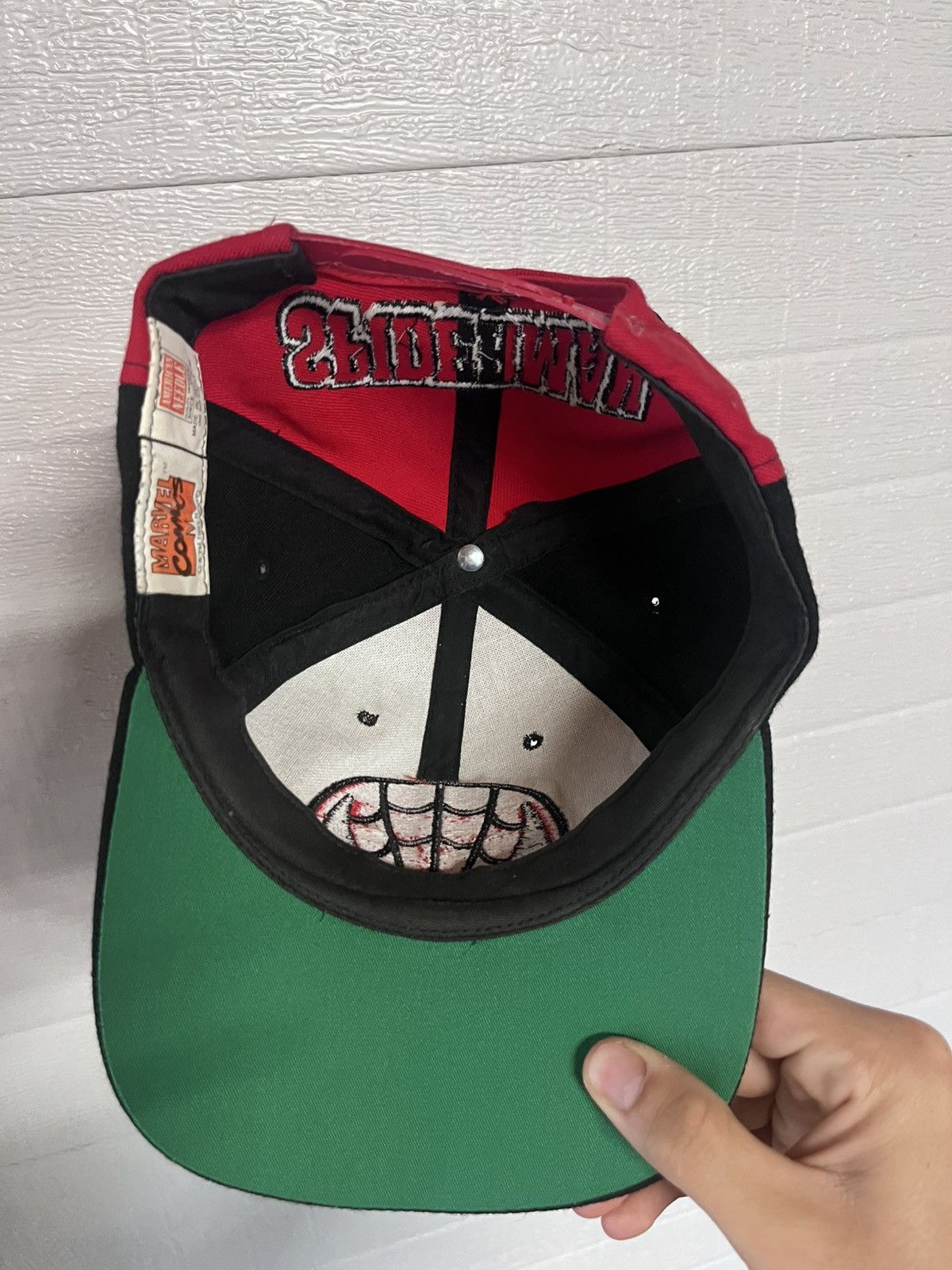 Marvel Comics Vintage Spiderman 1993 Marvel American Needle Snap Back Hat Size ONE SIZE - 4 Thumbnail