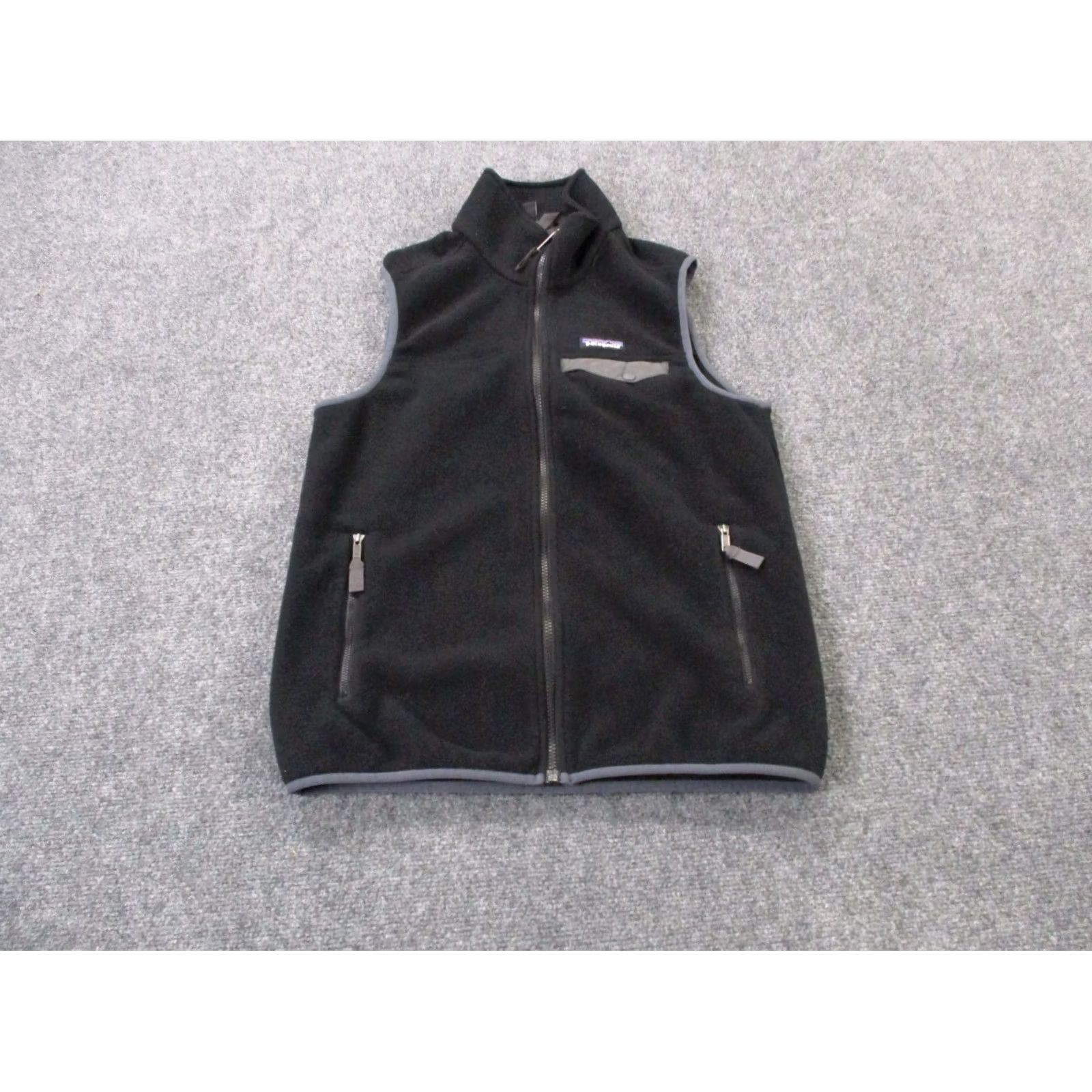 Patagonia Patagonia Vest Jacket Mens S Black Synchilla Fleece Zip Full Zip Pockets Hiking 90s Windbreaker Size US S / EU 44-46 / 1 - 2 Thumbnail