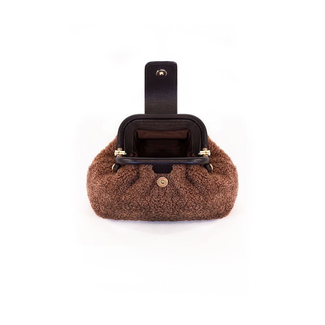 Other Nahall MINI TEDDY SHEEPSKIN in Chocolate Brown Size ONE SIZE - 2 Thumbnail