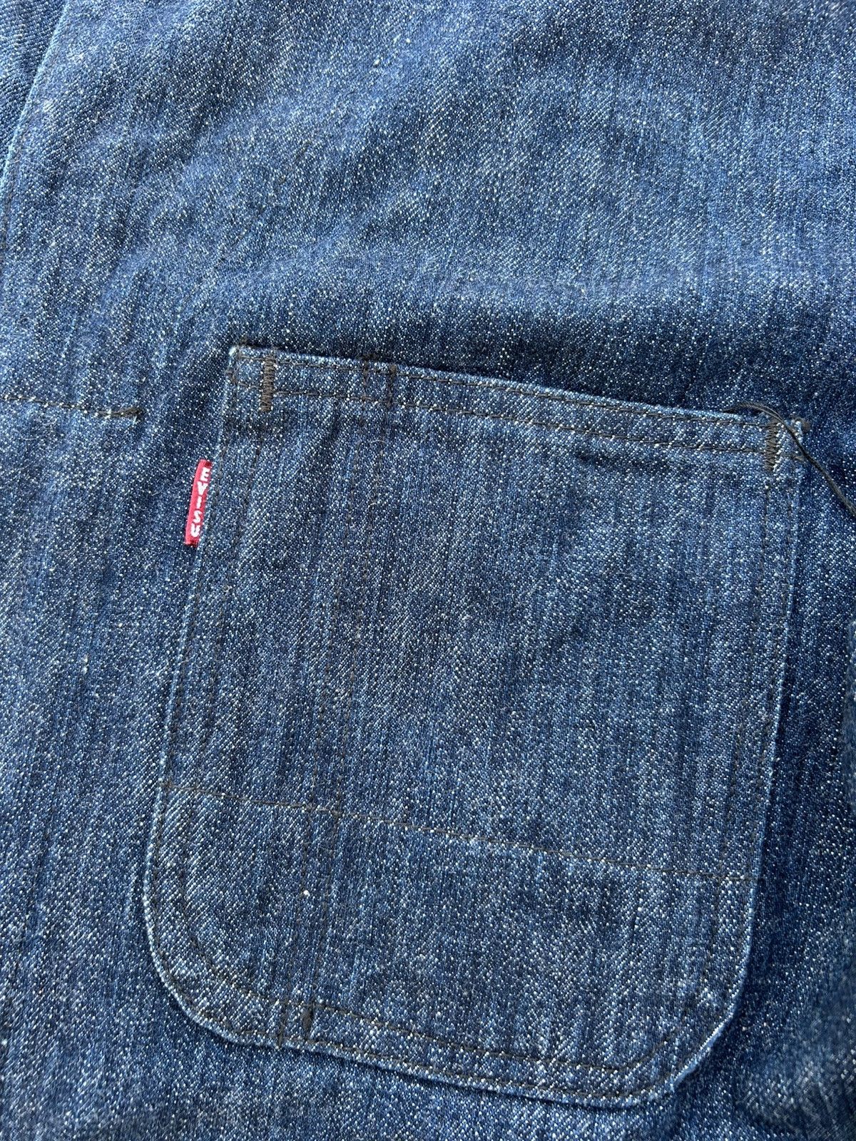 Evisu × Japanese Brand RARE!!! Vintage Evisu Japan Seagull Blue Denim Coverall Size US 38 / EU 54 - 14 Thumbnail