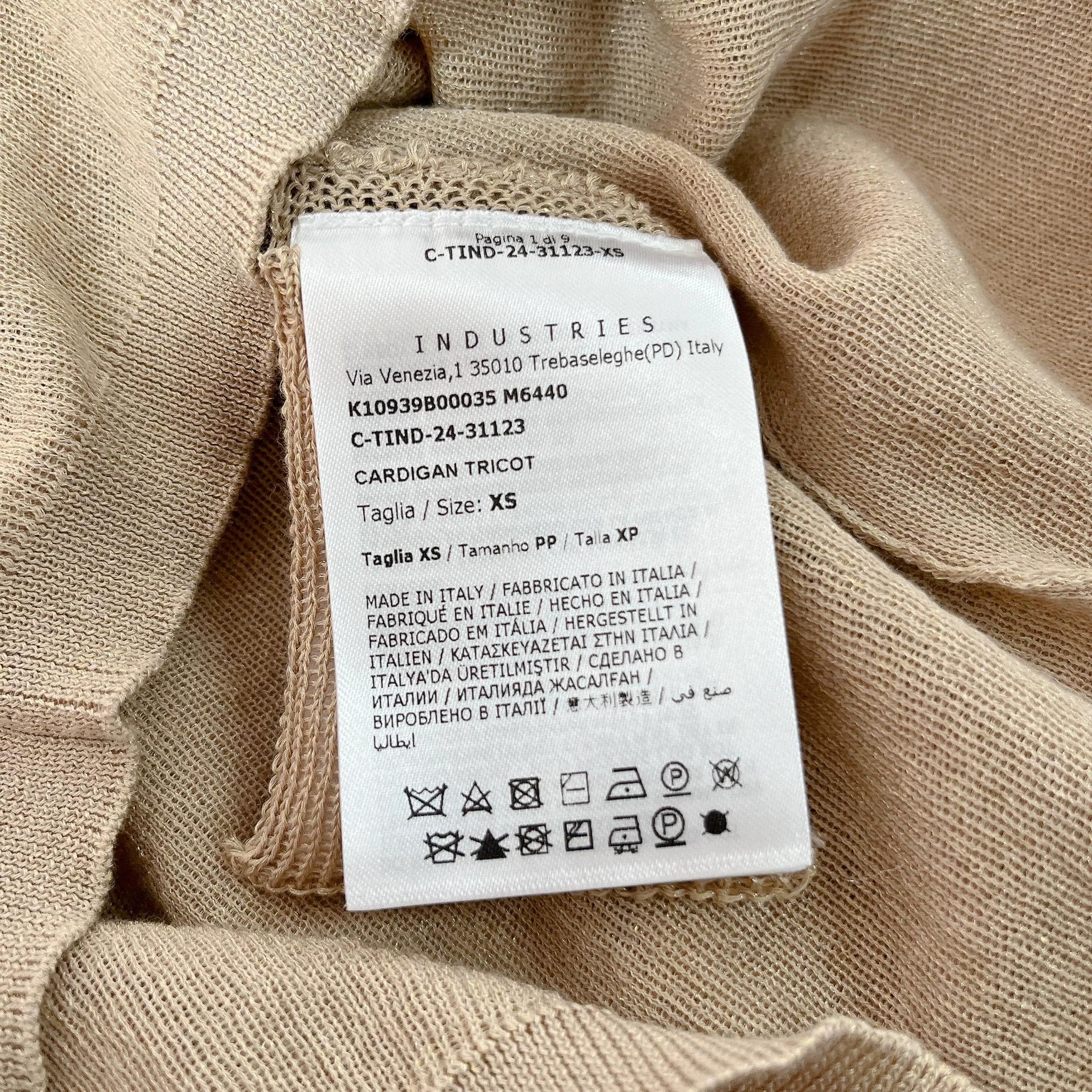 Moncler Moncler Khaki Knit Cardigan XS 6459 Size XS / US 0-2 / IT 36-38 - 8 Thumbnail