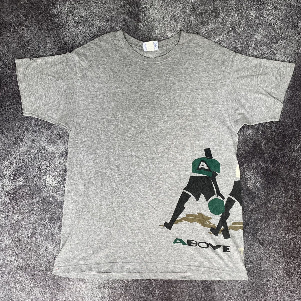 image of Reebok Above The Rimp Tee in Grey, Men's (Size Large)