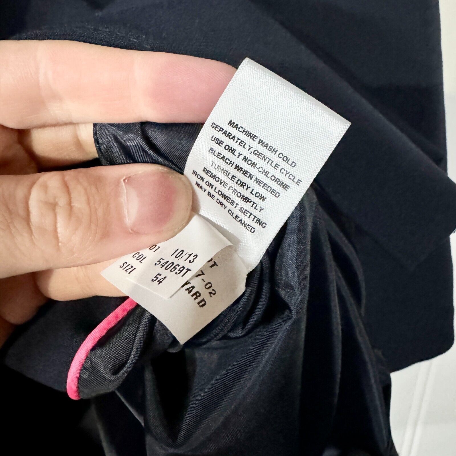 Elie Tahari Tahari Jacket Button Down Navy Blue Pleated Collared Size M Size M / US 6-8 / IT 42-44 - 5 Thumbnail