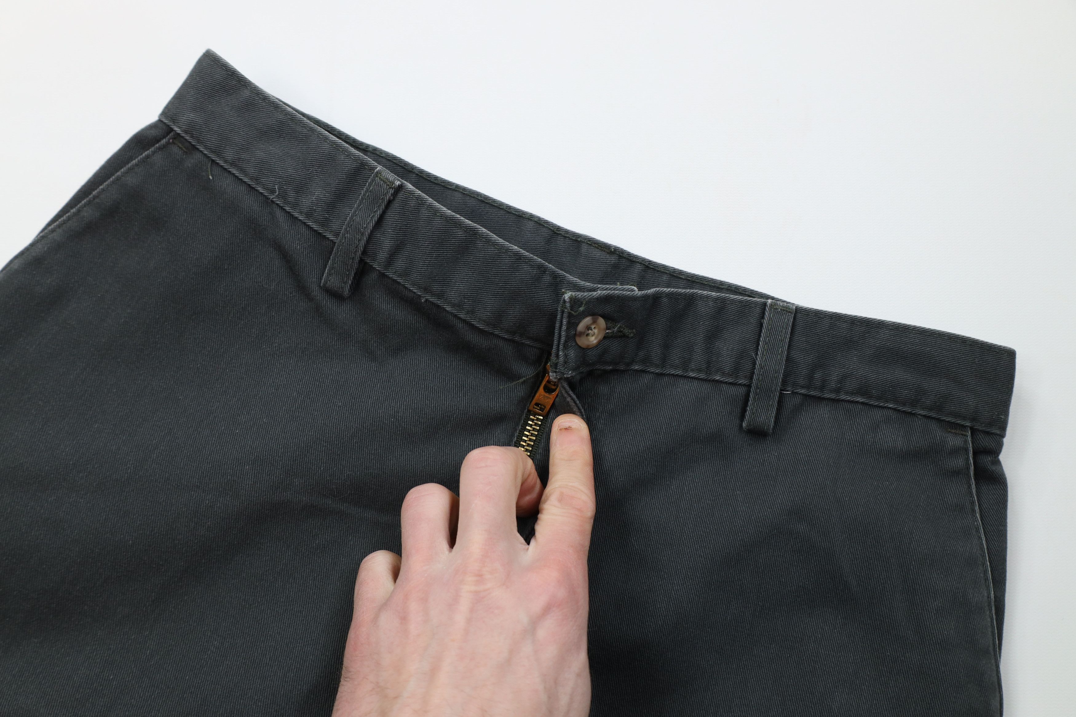 Carhartt Vintage 90s Carhartt Wide Leg Dungaree Pants Green Size US 32 / EU 48 - 8 Thumbnail