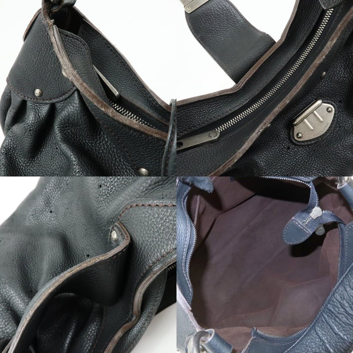 Louis Vuitton Louis Vuitton Mahina Solar PM Shoulder Bag Leather Black Size ONE SIZE - 7 Thumbnail