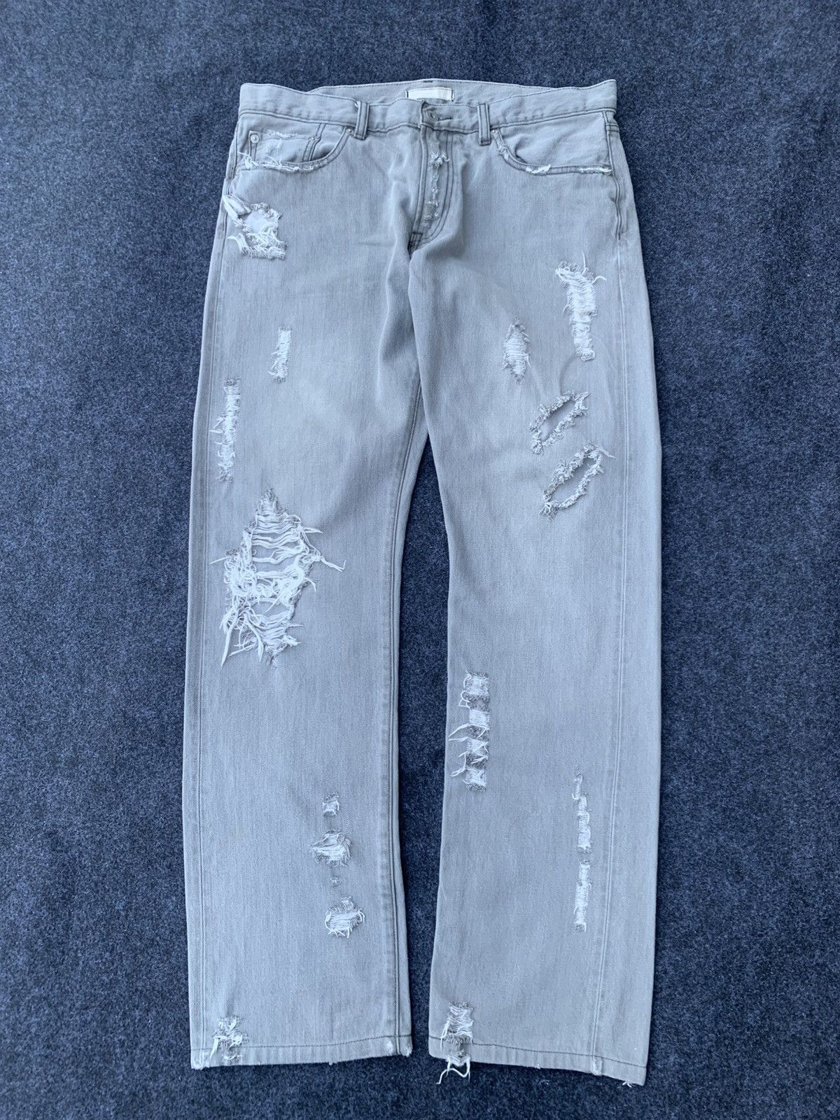 Uniqlo VINTAGE UNIQLO SELVEDGE FADED GRAY. Size US 34 / EU 50 - 1 Thumbnail