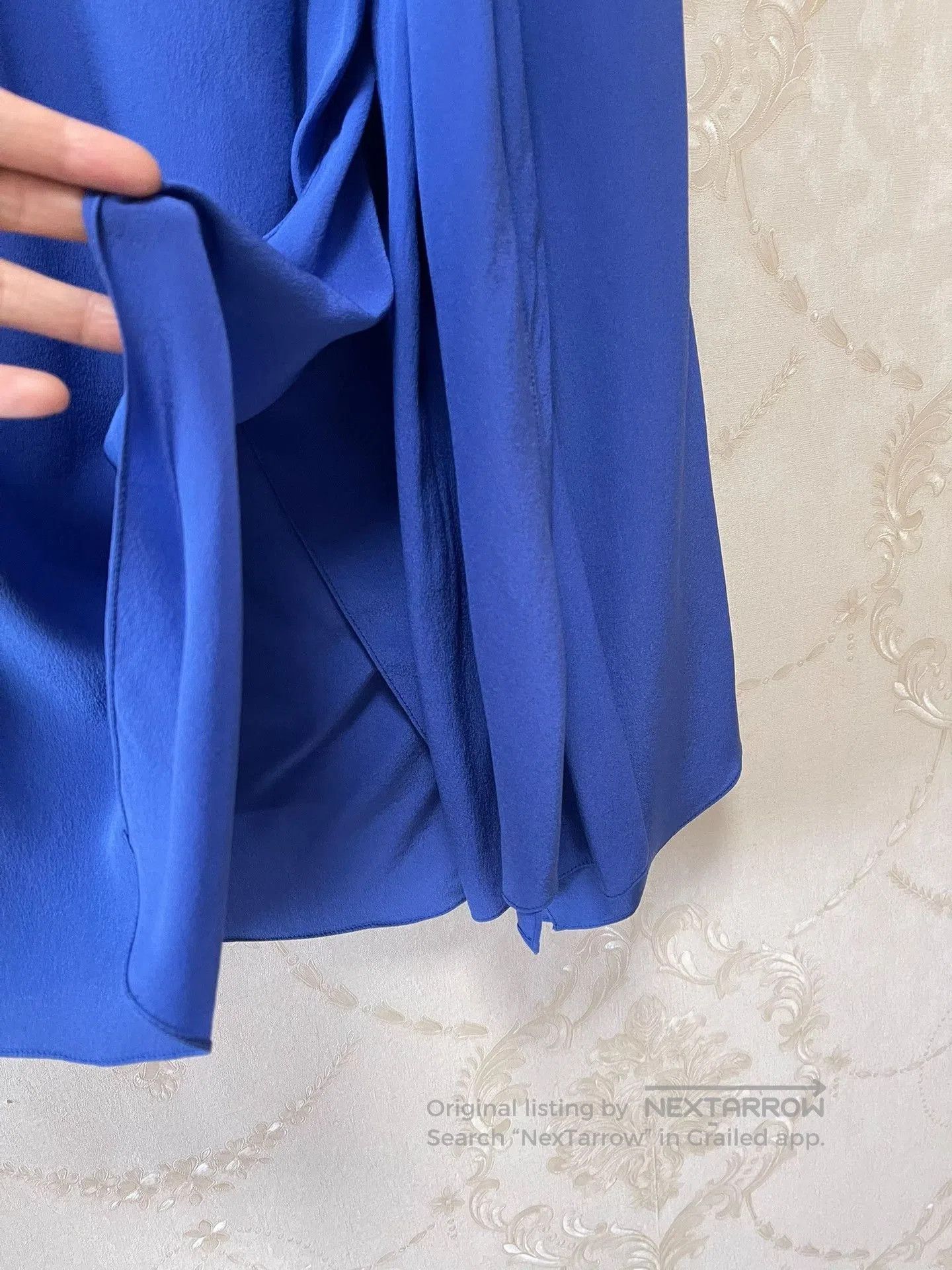 Gucci Gucci Runway Blue Silk Strapless Dress. Size M / US 6-8 / IT 42-44 - 6 Thumbnail