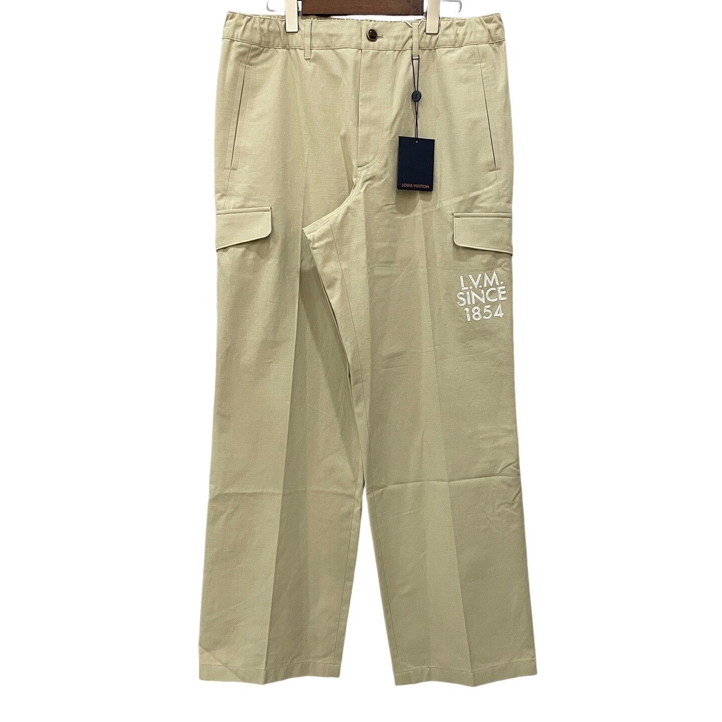 Louis Vuitton Louis Vuitton Logo Print Cotton Cargo Pants 36 Size US 36 / EU 52 - 1 Thumbnail