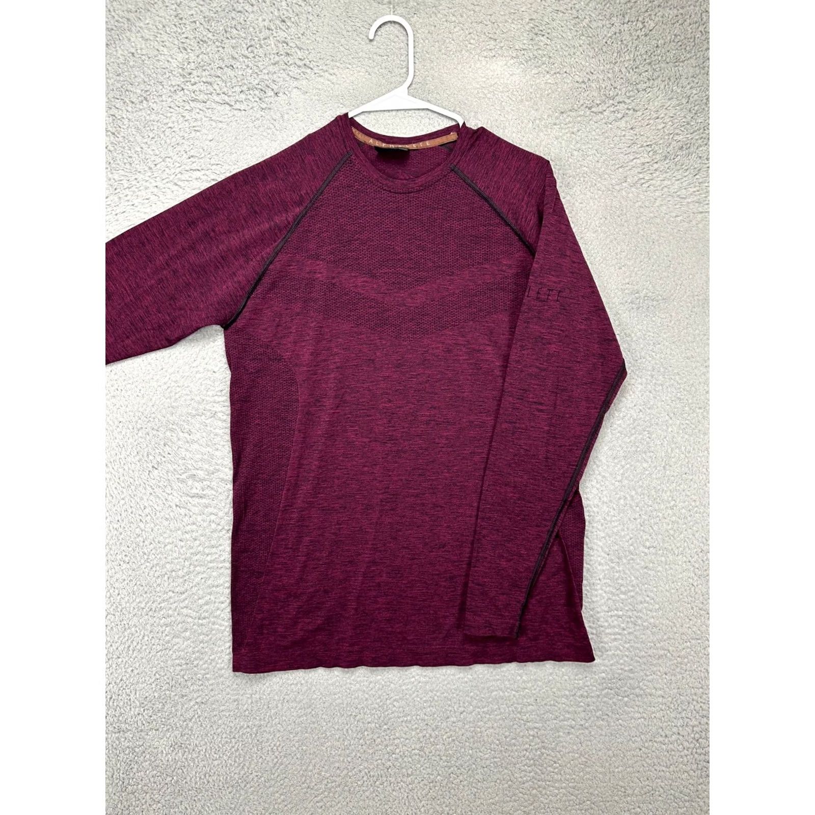 Vintage ALPHALETE Compression T-Shirt Adult Medium Purple Heather Exercise Tee Men Size US M / EU 48-50 / 2 - 3 Thumbnail