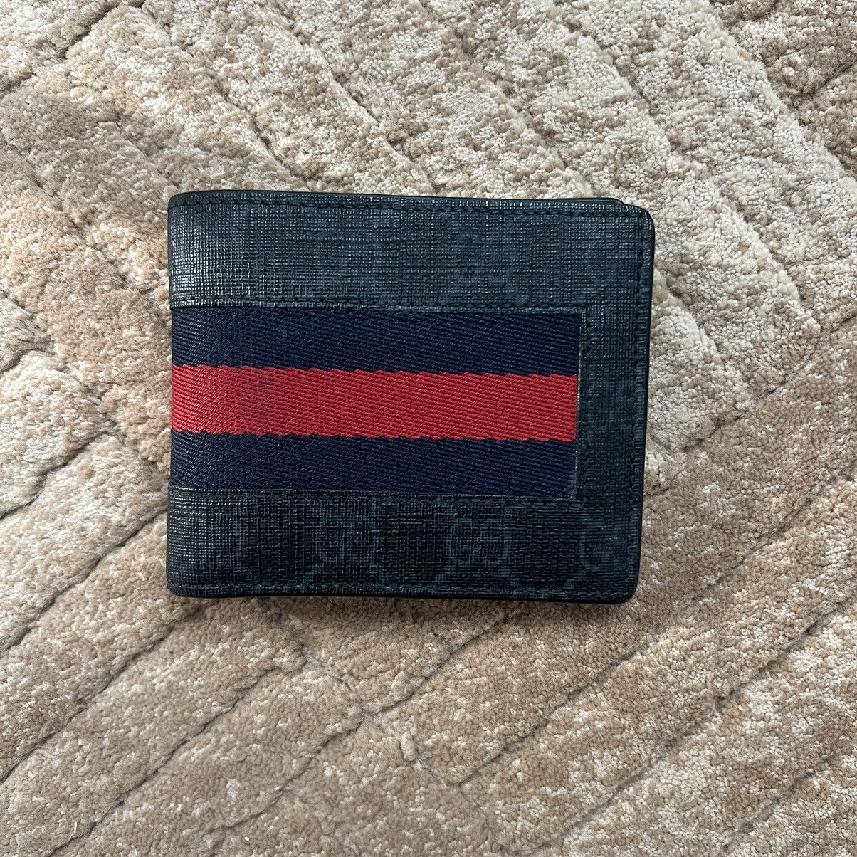 Gucci Gucci Wallet Black and Red Size ONE SIZE - 1 Thumbnail