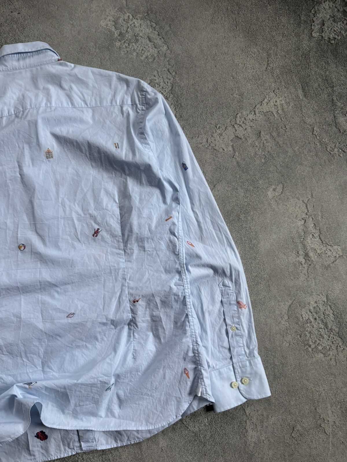 Hackett Hackett London M all printed sailor theme shirt button up Size US M / EU 48-50 / 2 - 14 Thumbnail