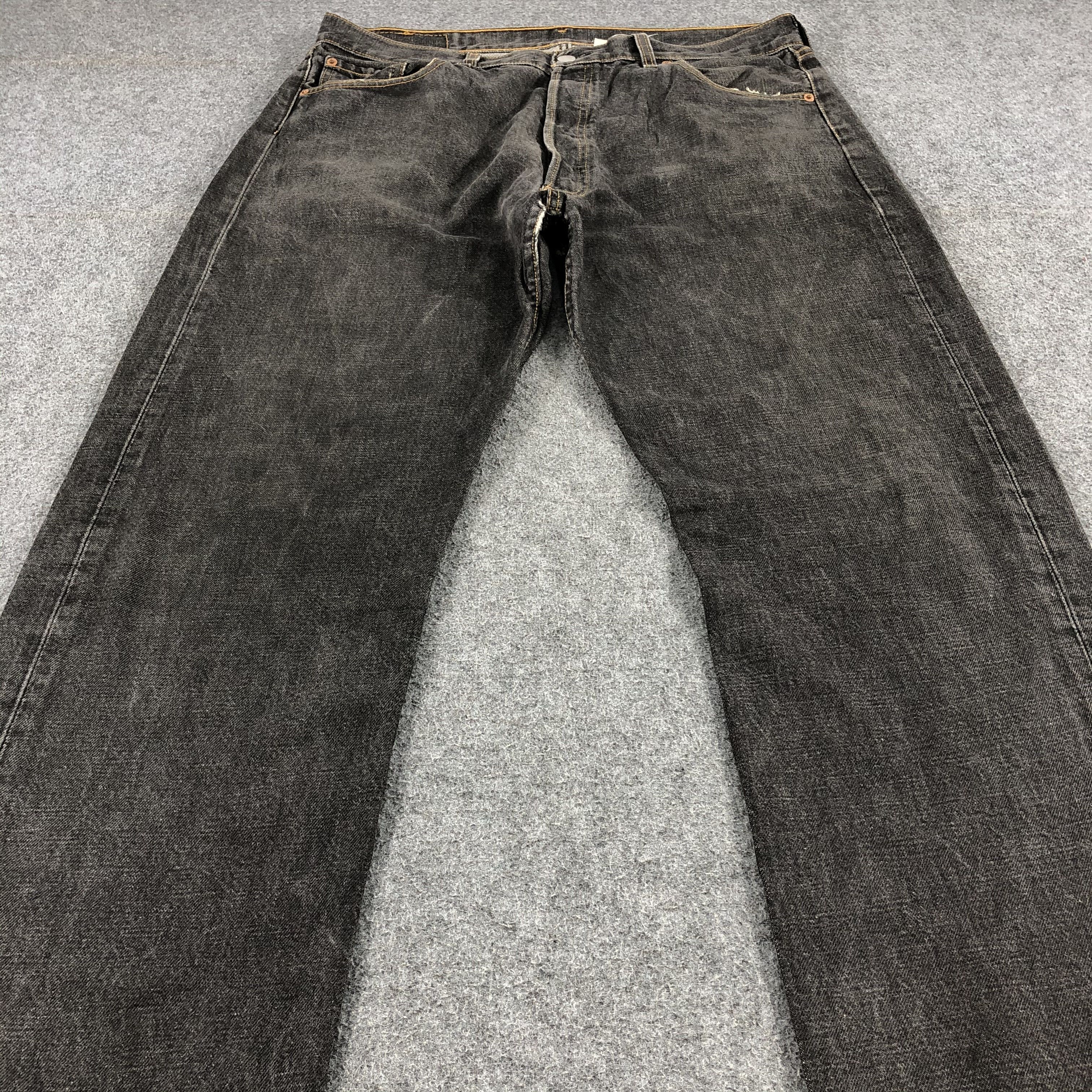 Levi's Vintage 90s Distress Levis 501 Earth Tone Jeans-JM1591 Size US 36 / EU 52 - 3 Thumbnail