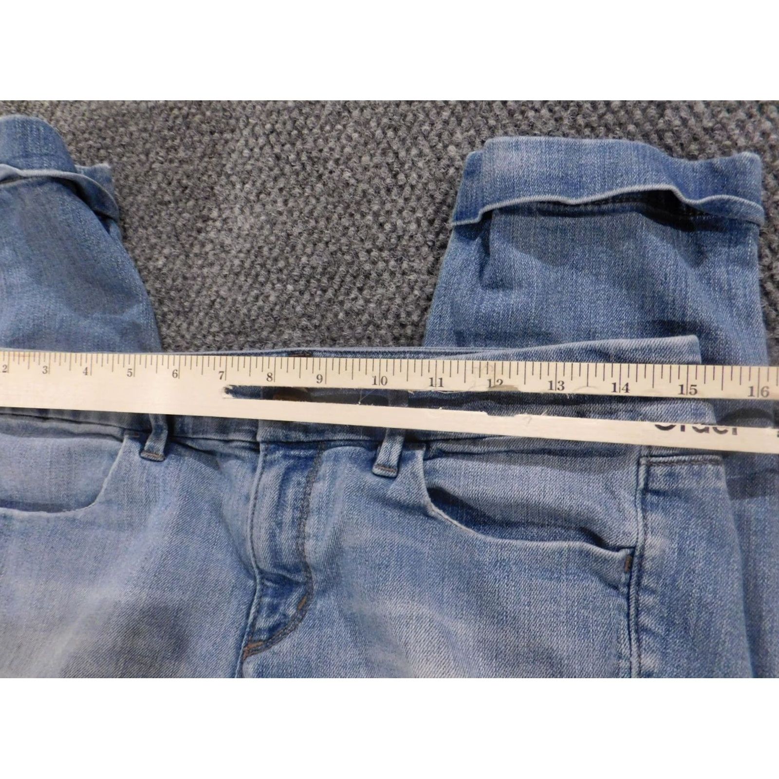 Loft Ann Taylor LOFT Jeans 4 Blue Skinny Ankle Denim Stretch Women Regular Size 27" / US 4 / IT 40 - 3 Thumbnail