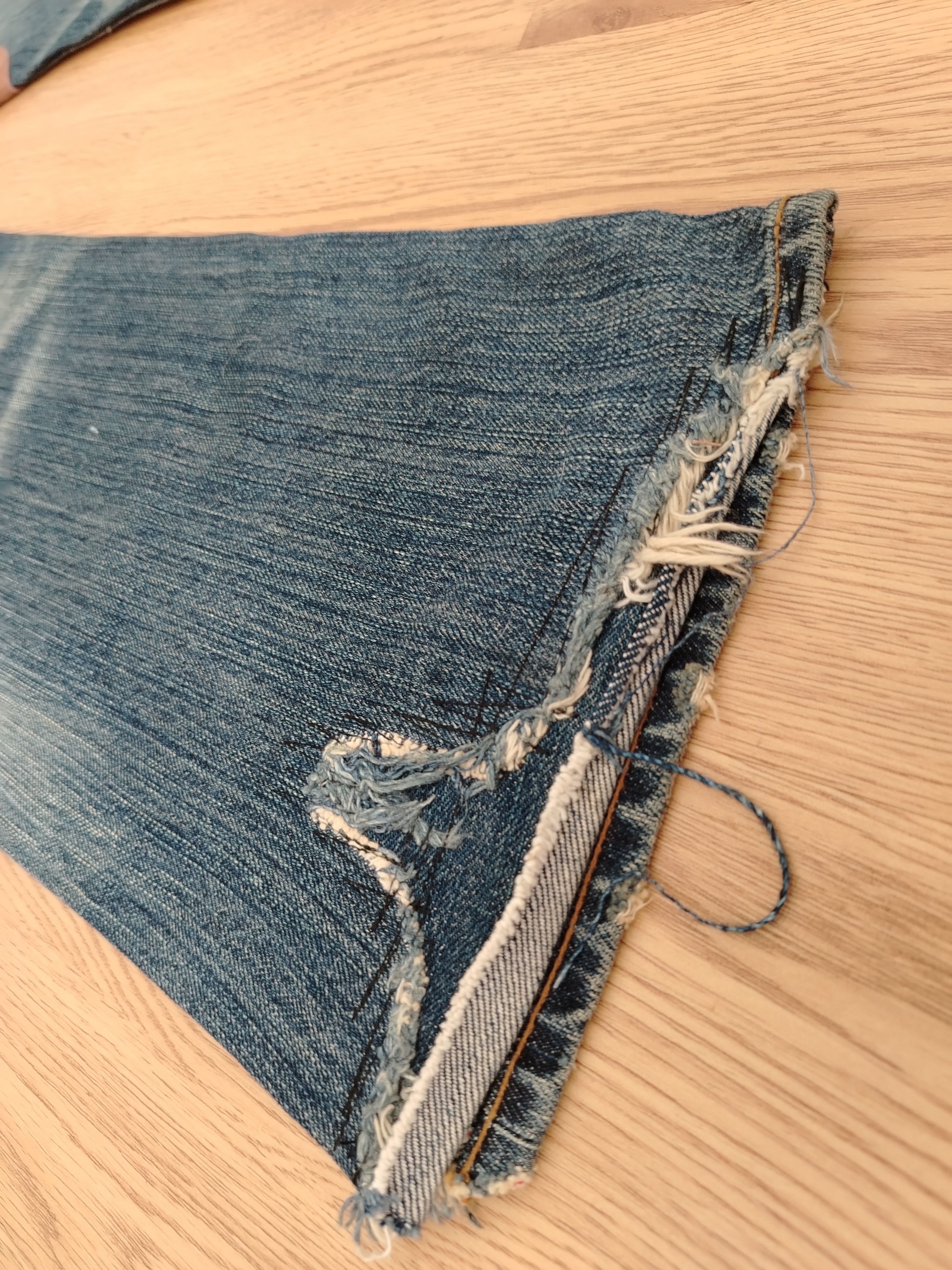 Vintage Sashiko Patchwork Jeans Bonds & Peace Size US 32 / EU 48 - 10 Thumbnail