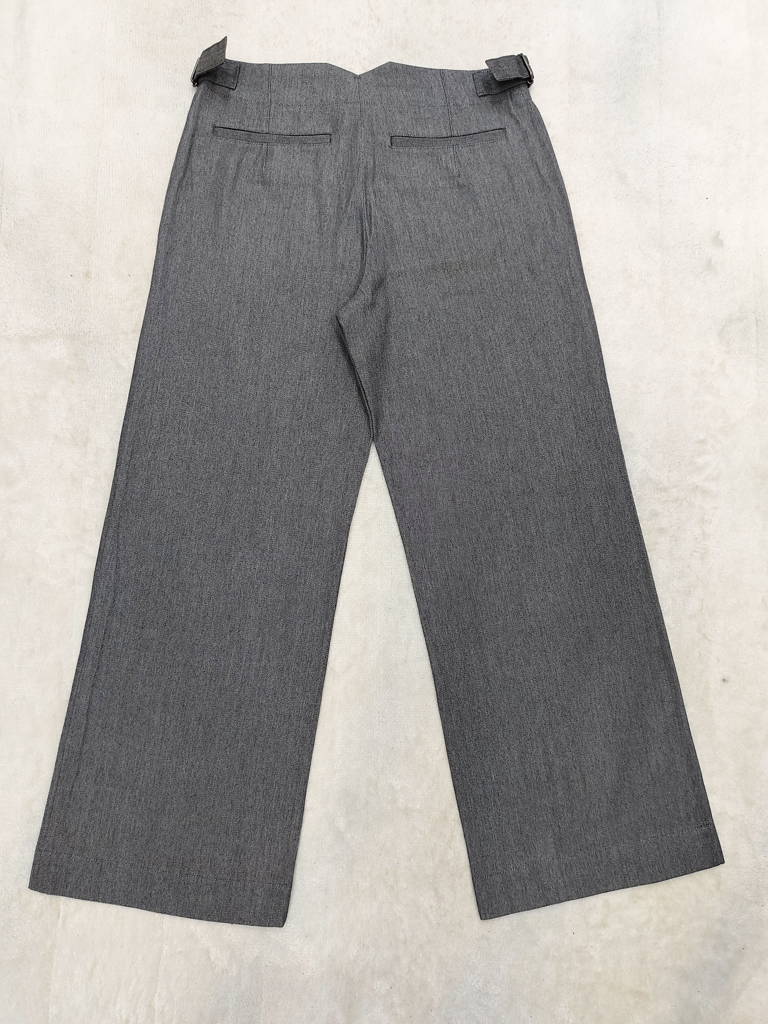 Margaret Howell 90s Margaret Howell- Tailoring Side Strap Wool Trousers Size 28" / US 6 / IT 42 - 6 Thumbnail