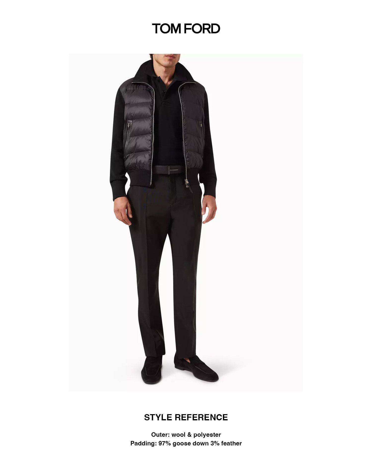 Tom Ford TOM FORD Quilted Down Jacket Black Size 48 James Bond Size US M / EU 48-50 / 2 - 3 Thumbnail