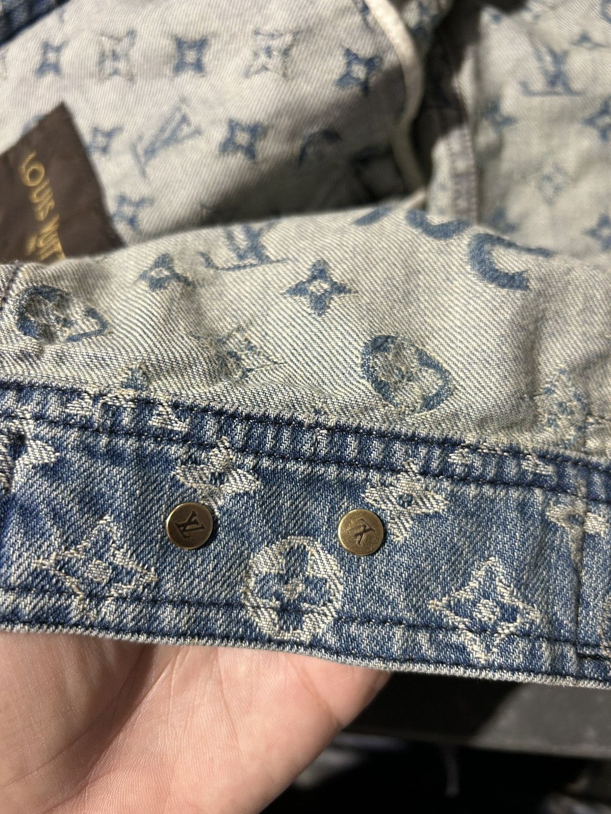 Louis Vuitton × Supreme Supreme x Louis Vuitton Denim Jacket Size US M / EU 48-50 / 2 - 6 Thumbnail