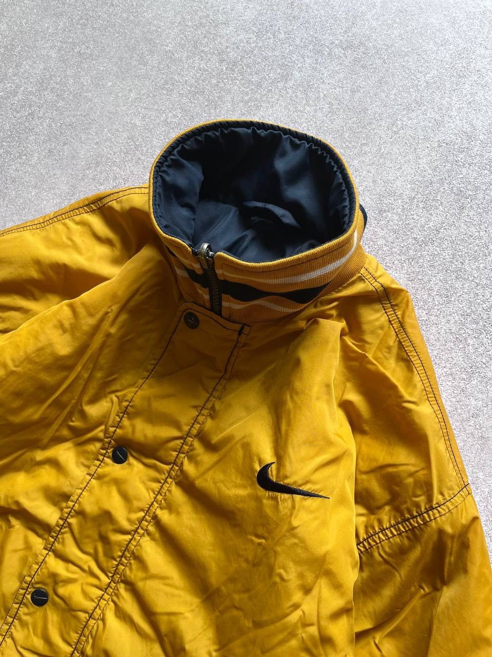 Nike Vintage Nike Swoosh Reversible Winter Puffer Jacket Y2K S Size US S / EU 44-46 / 1 - 5 Thumbnail
