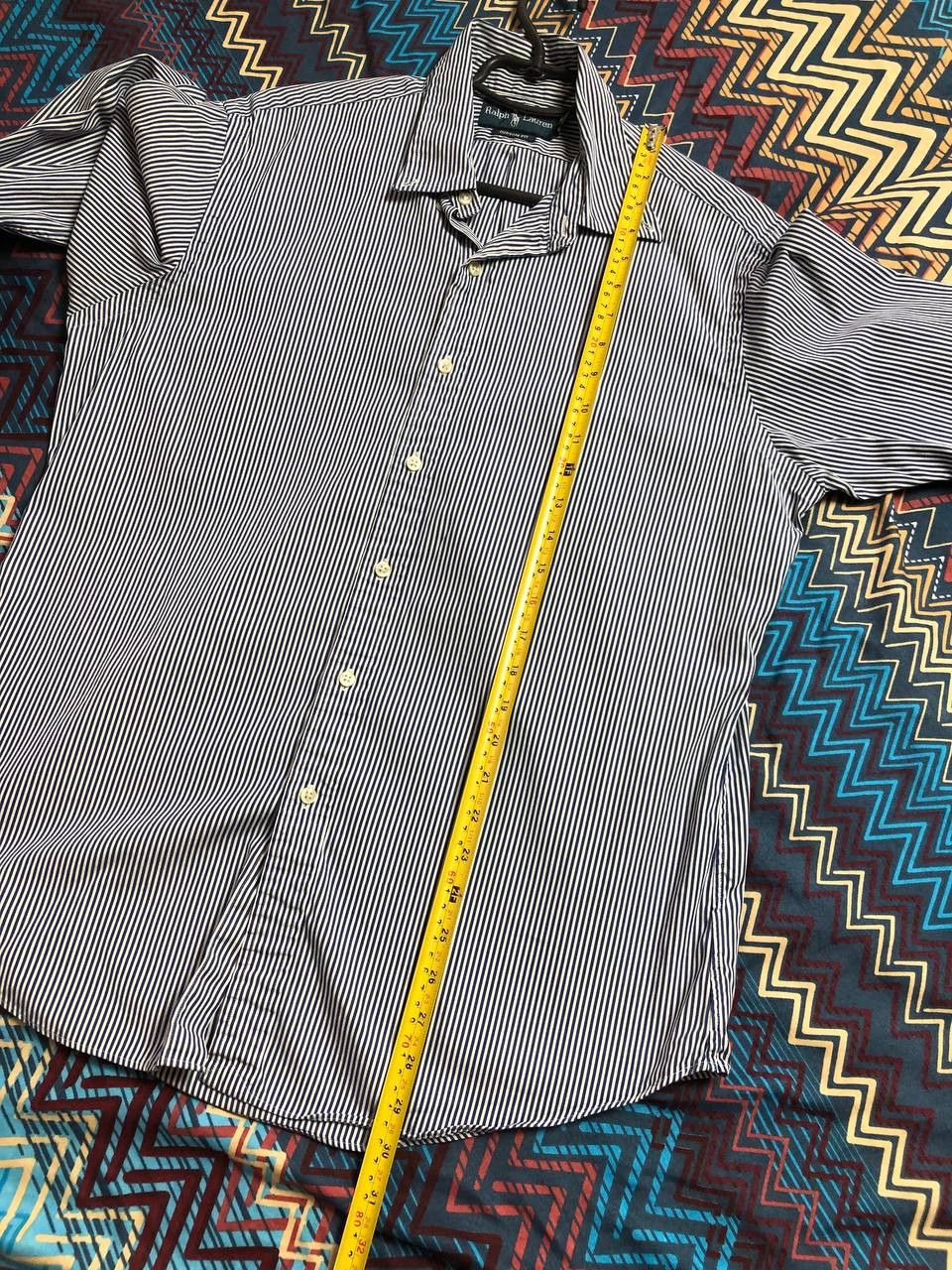 Polo Ralph Lauren × Vintage Ralph Lauren Striped Shirt Slim Fit Size US L / EU 52-54 / 3 - 8 Thumbnail