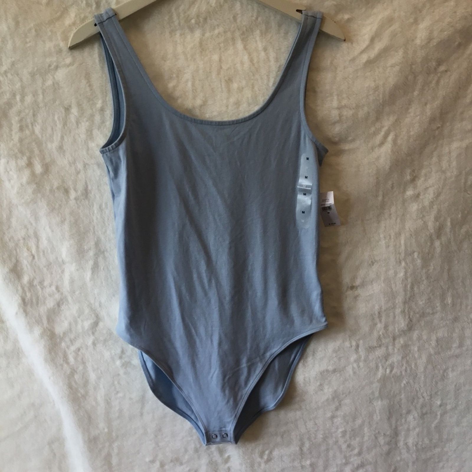 Gap Gap Baby Blue Snap Button Closure Bodysuit Size M / US 6-8 / IT 42-44 - 2 Thumbnail