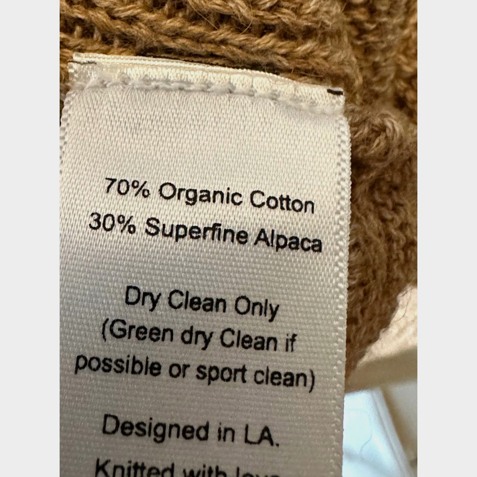 Other St Roche Ballet Top Cotton Superfine Alpaca Caramel S Size S / US 4 / IT 40 - 15 Thumbnail