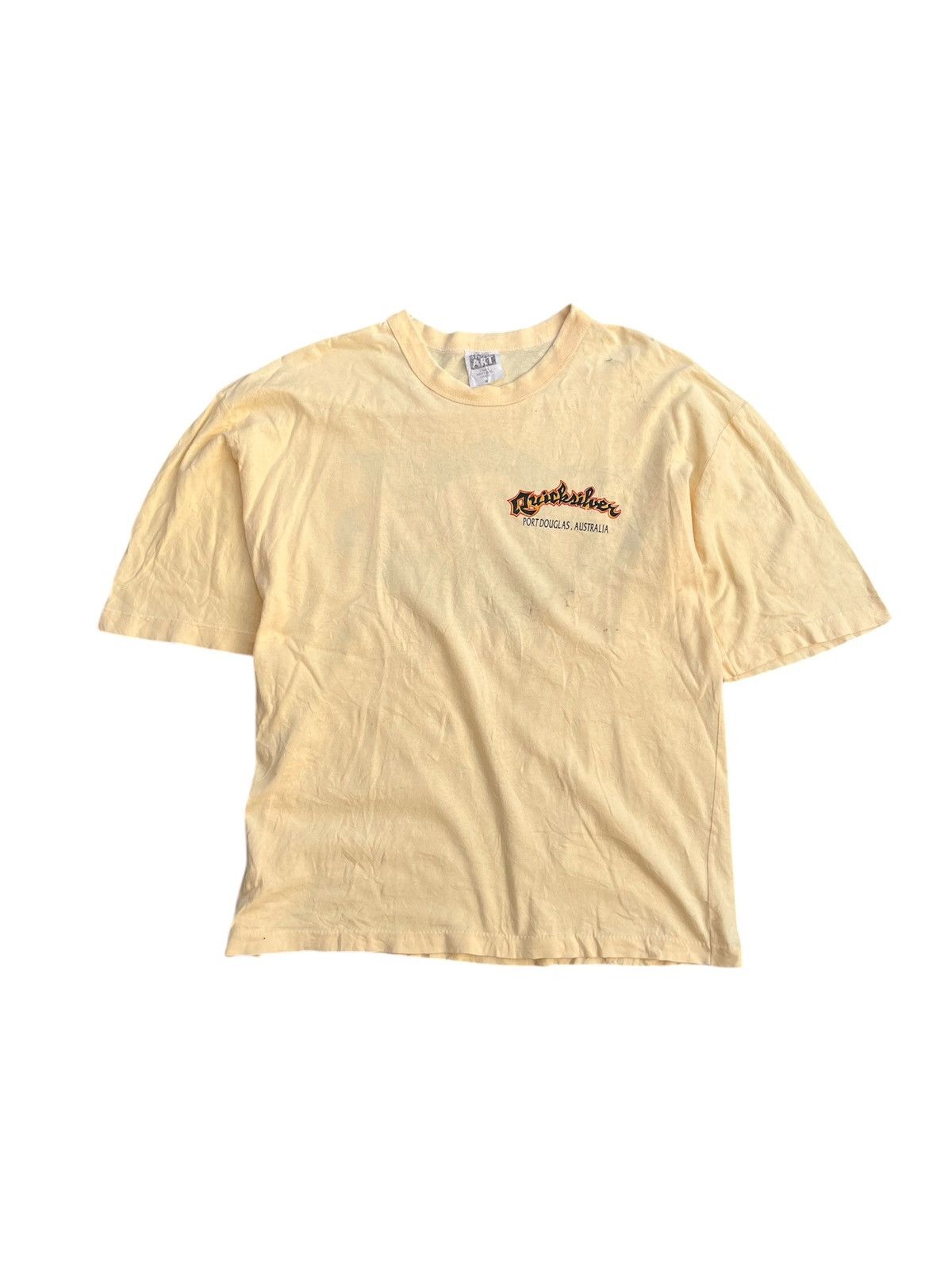 VINTAGE QUICKSILVER AUSTRALIA SURFWEAE TEE Y2K