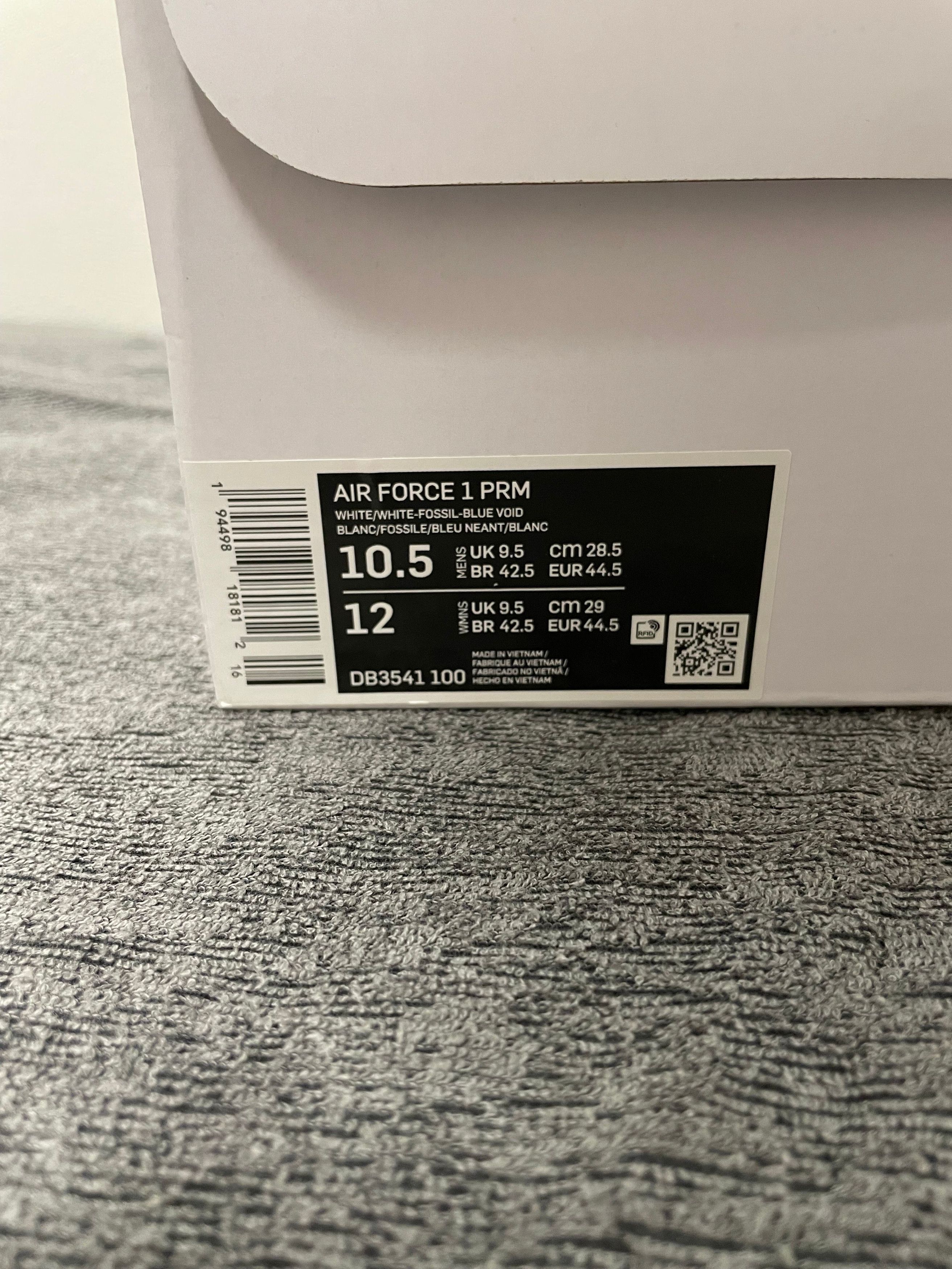 Nike Nike Air Force 1 Low PRM "Blue Void" Size US 10.5 / EU 43-44 - 18 Thumbnail