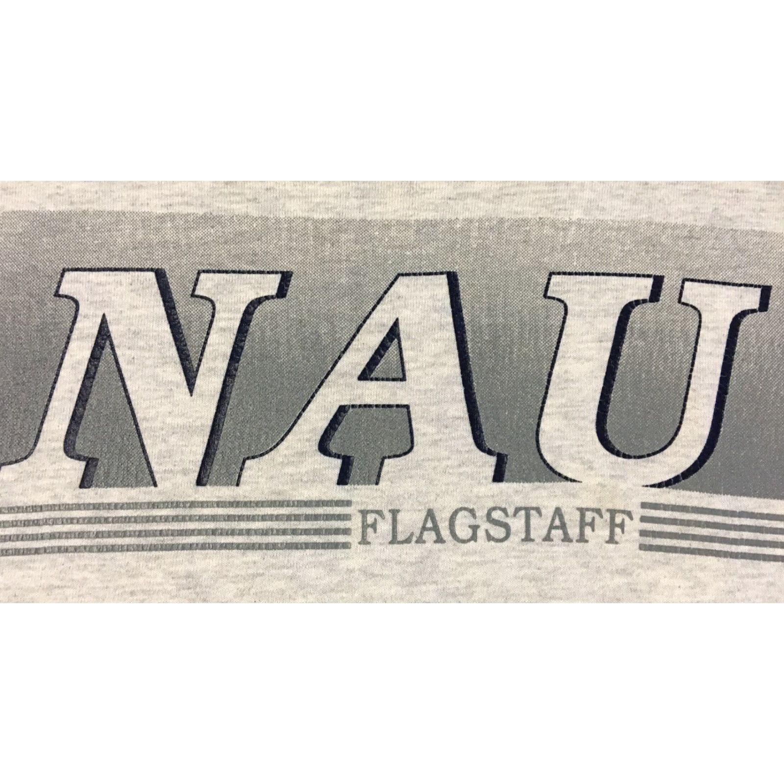 Russell Athletic VINTAGE Russell Athletic Sweatshirt M Gray College NAU 90s Thrashed Football Punk Retro University USA Knitted Pullover Mens Size US M / EU 48-50 / 2 - 2 Thumbnail