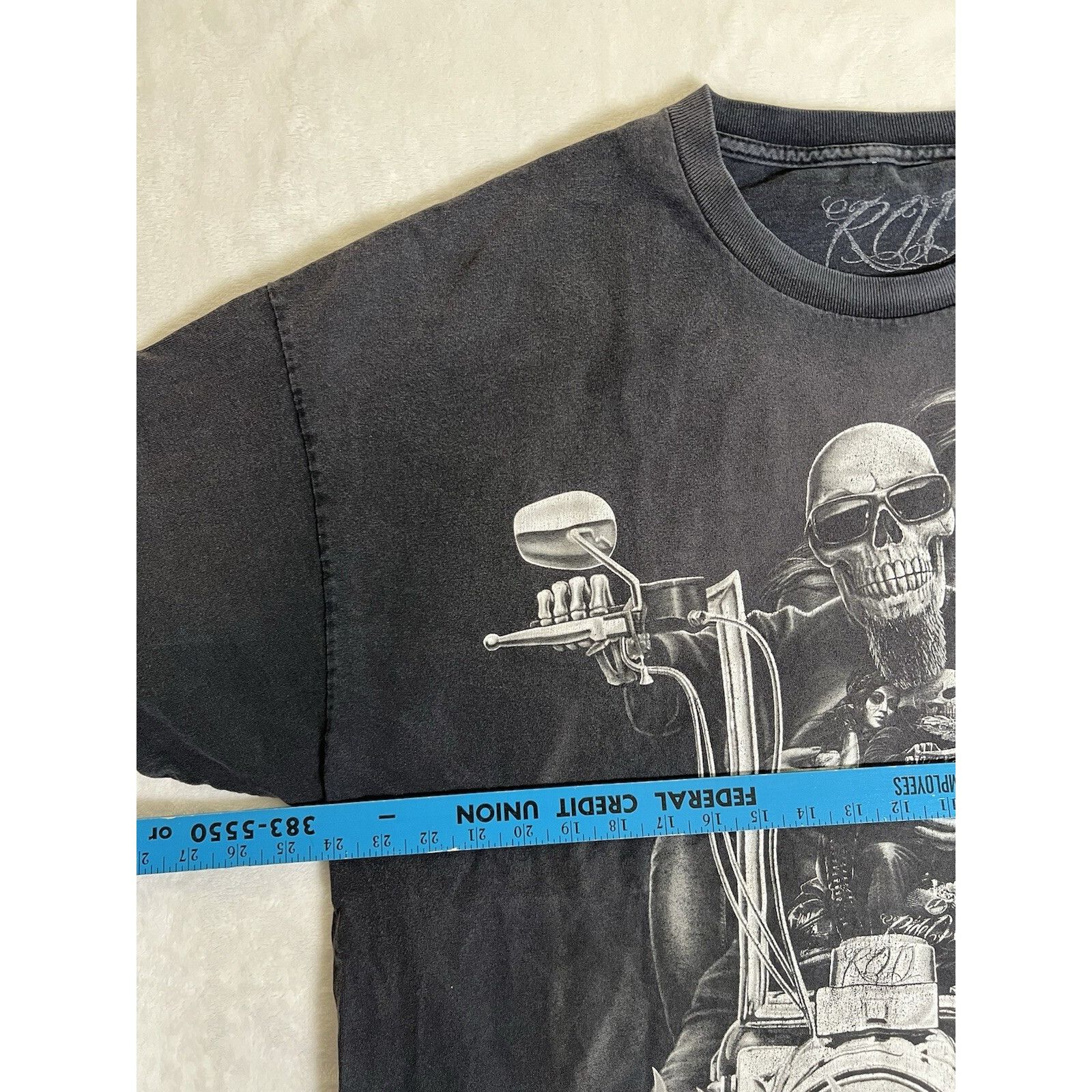 Other Vintage Ride or Die My Old Lady Motorcycle David Gonzales T- Size US XXL / EU 58 / 5 - 5 Thumbnail