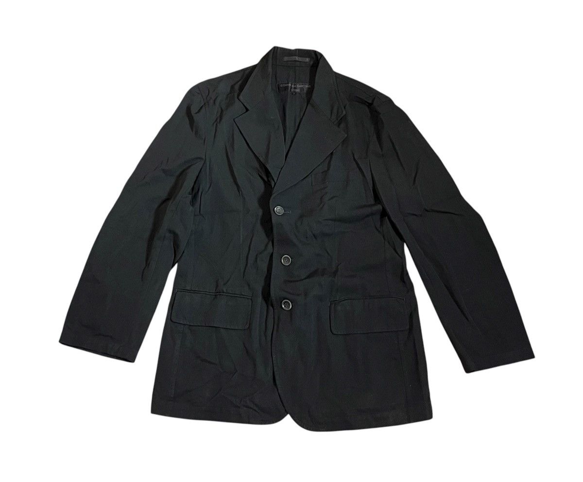 Comme des Garcons Vintage cdg homme flowy black blazer Size US M / EU 48-50 / 2 - 1 Thumbnail