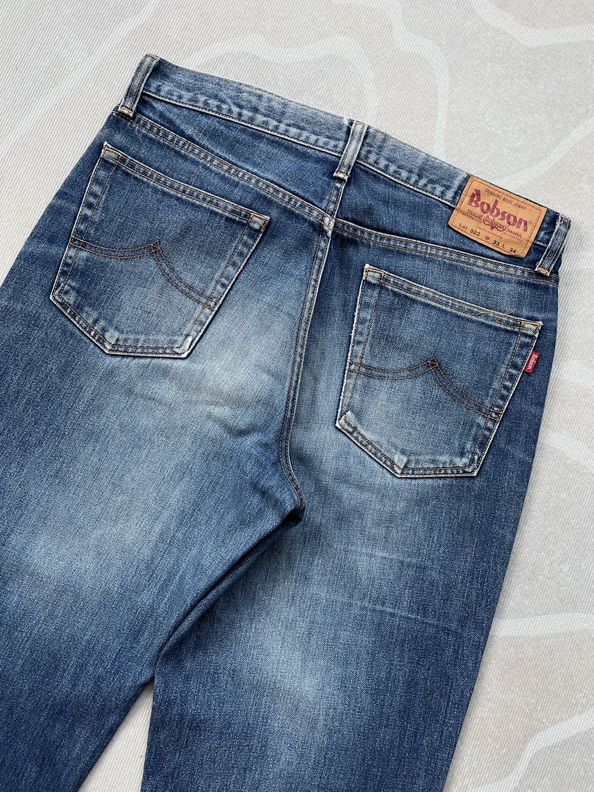 Japanese Brand Bobson Jeans (LG135) Size US 32 / EU 48 - 7 Thumbnail