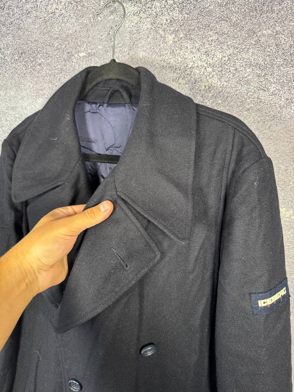 Iceberg ICEBERG Jacket Padded Double Breast Wool Blend Size US XL / EU 56 / 4 - 5 Thumbnail