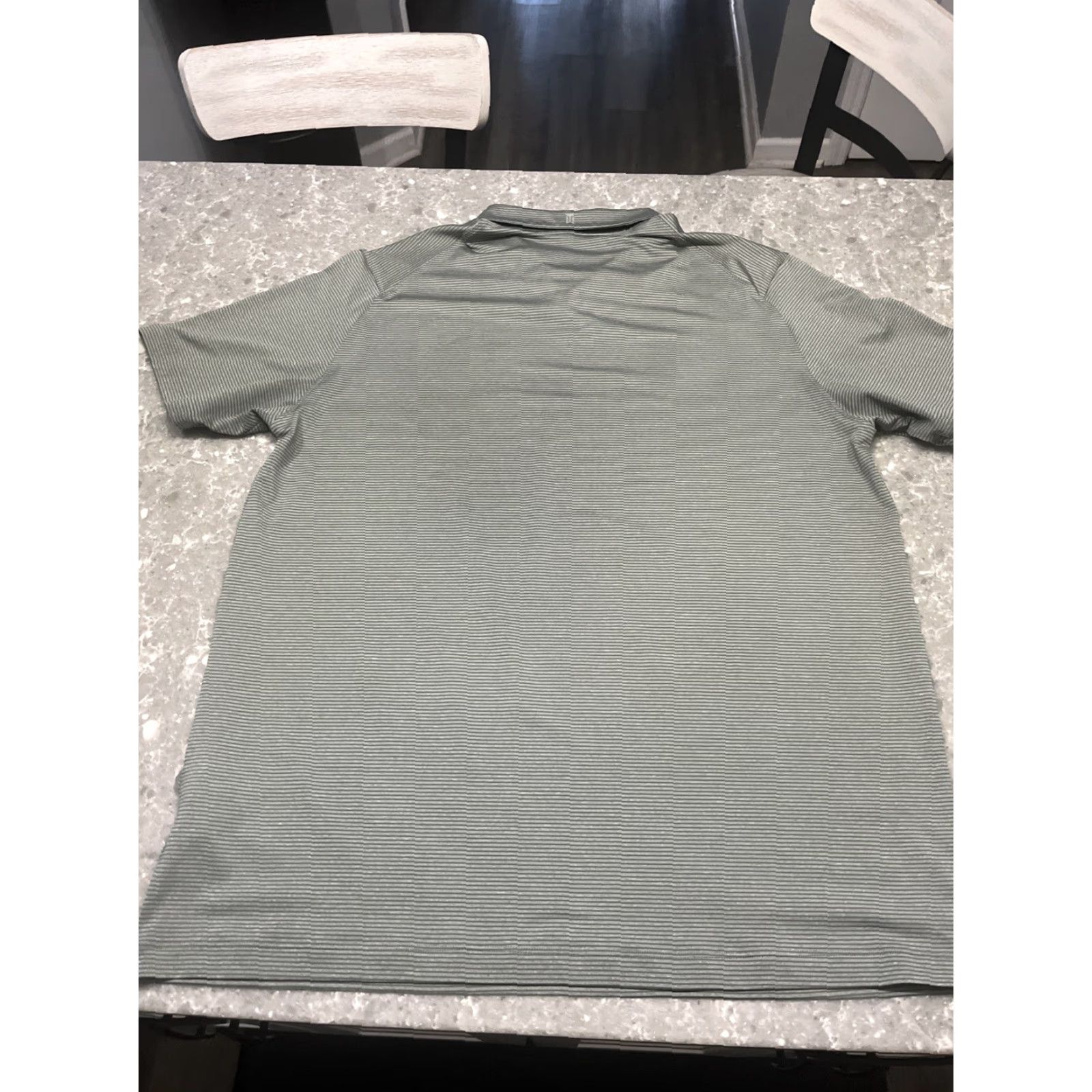 Nike Nike TW Tiger Woods Polo Gray Stripe Golf Vented Collar Shirt Mens XL Size US XL / EU 56 / 4 - 7 Thumbnail