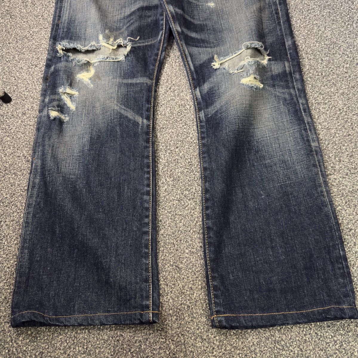 Japanese Brand 🔥🇯🇵 Back Number Limited Edition Denim Size US 33 - 9 Thumbnail