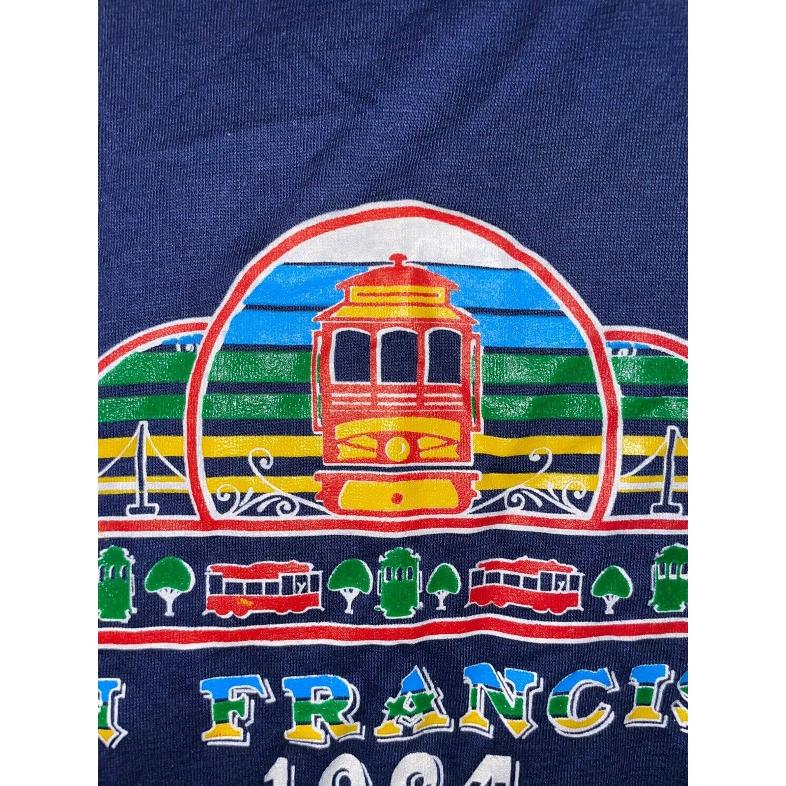Vintage Vintage San Francisco Shirt Collegiate Pacific Tee 1984 M Size US M / EU 48-50 / 2 - 4 Thumbnail