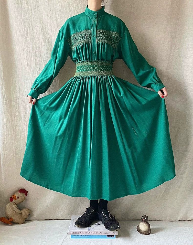 KENZO Lakeside Green Wool Sweater Set