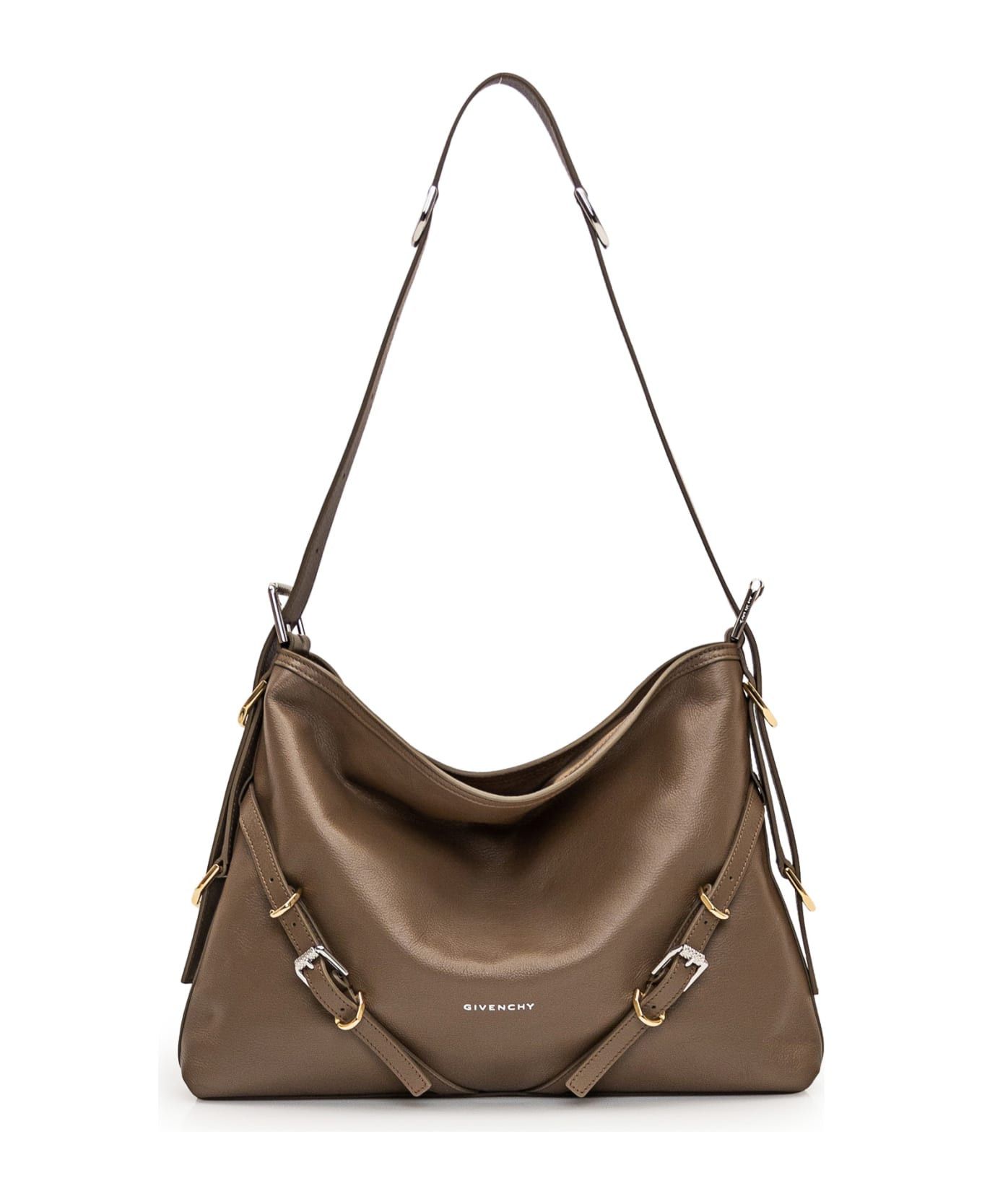 Givenchy o1srvl11e0625 Size:OS/ Medium Voyou Bag in Brown Size ONE SIZE - 1 Thumbnail