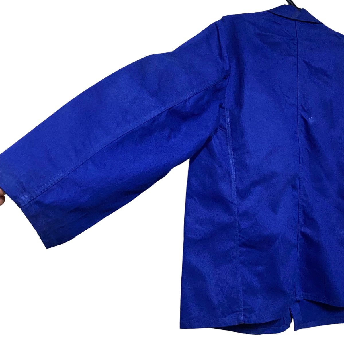 Le Laboureur Vintage 60s Sanfor French Worker Chore Jacket Sunfaded Hbt Size US XL / EU 56 / 4 - 10 Thumbnail