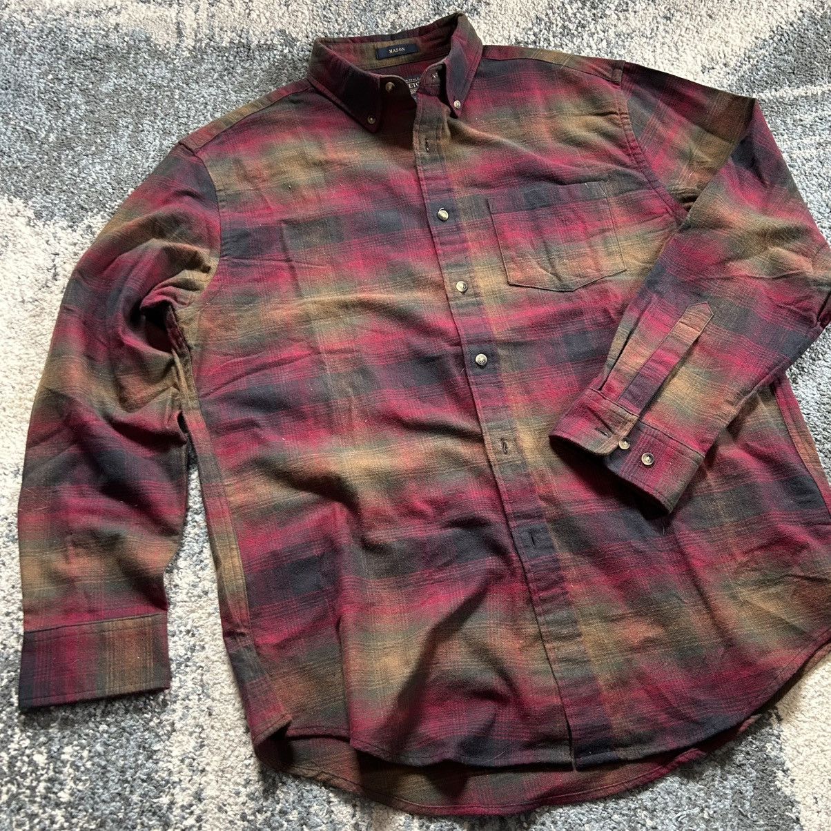 Pendleton HEAVYWEiGHT MASON FLANNEL BUTTON DOWN TAN COYOTE RASPBERRY Size US L / EU 52-54 / 3 - 1 Thumbnail
