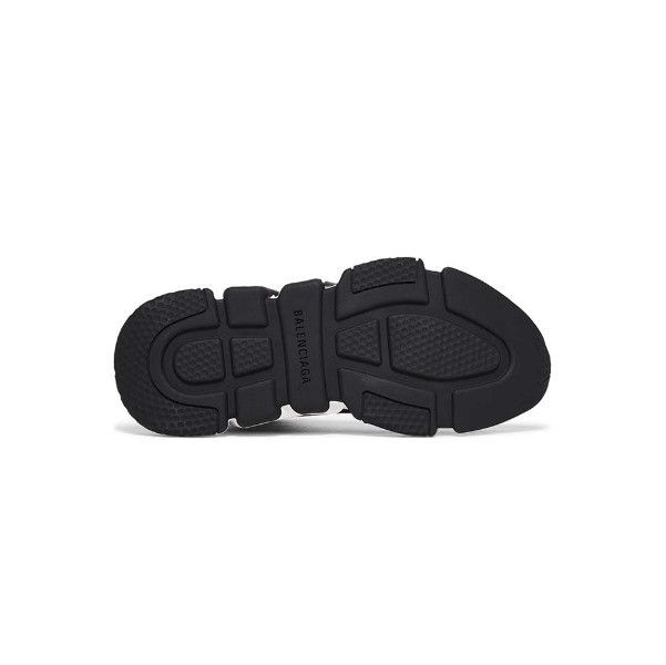 Balenciaga o1bcso1str1024 Speed Recycled Knit Graffiti Sneakers Black Size US 12 / IT 42 - 4 Thumbnail