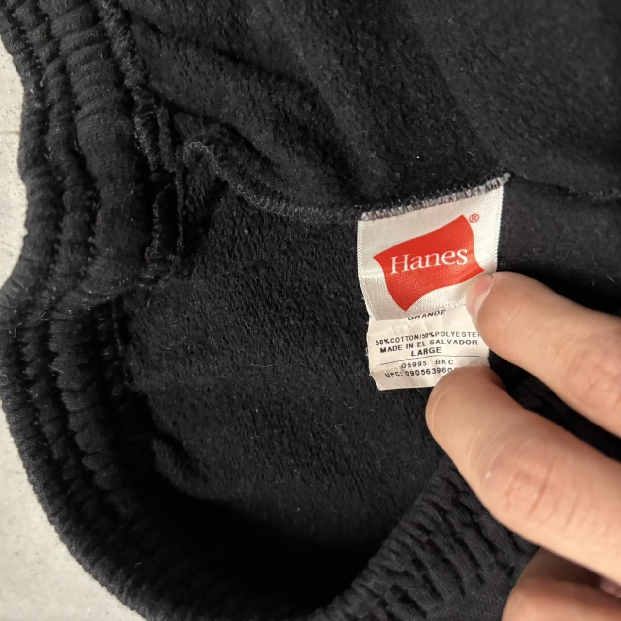 Japanese Brand × Vintage Crazy Vintage Y2K/200s Black Essential Sweatpants! Size US 30 / EU 46 - 6 Thumbnail