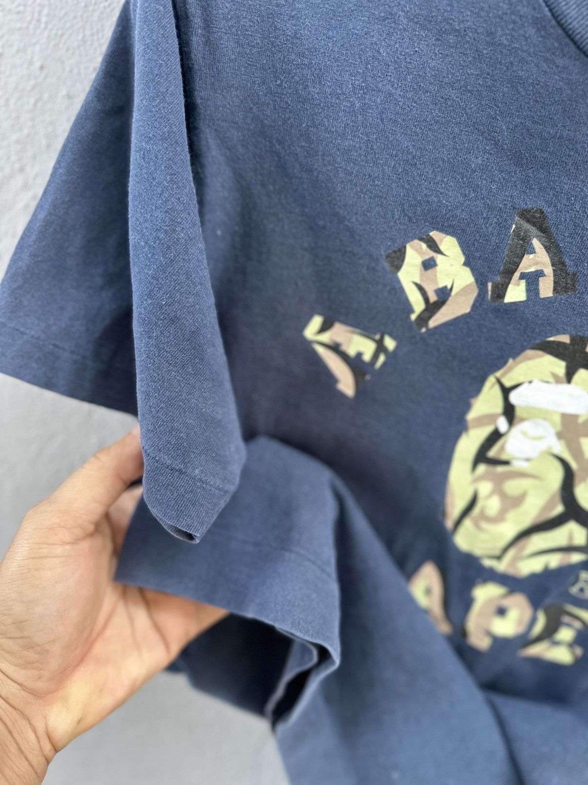 Bape Vintage Bape Camo Nigo Era Faded Tee Size US S / EU 44-46 / 1 - 7 Thumbnail