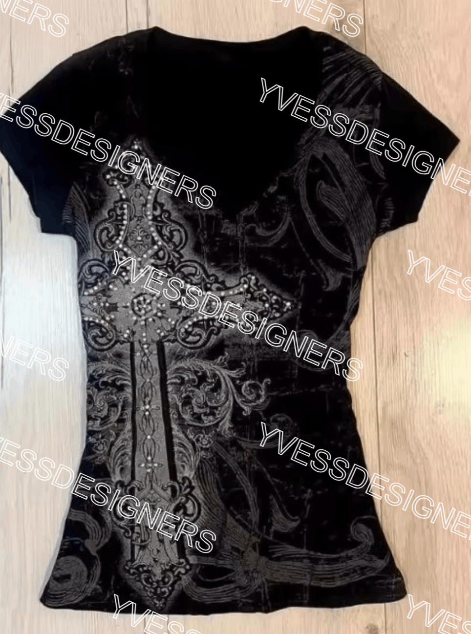 Other Y2K Gothic Vintage T-Shirt For Women Size M / US 6-8 / IT 42-44 - 3 Thumbnail