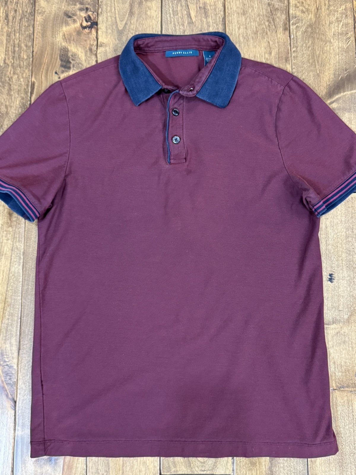 Perry Ellis Perry Ellis Polo Shirt Size US S / EU 44-46 / 1 - 2 Thumbnail