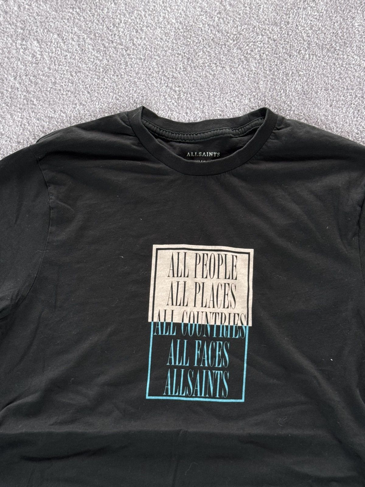 Allsaints Allsaints Avant Garde Big Logo T-Shirt Dress Size XS / US 0-2 / IT 36-38 - 2 Thumbnail