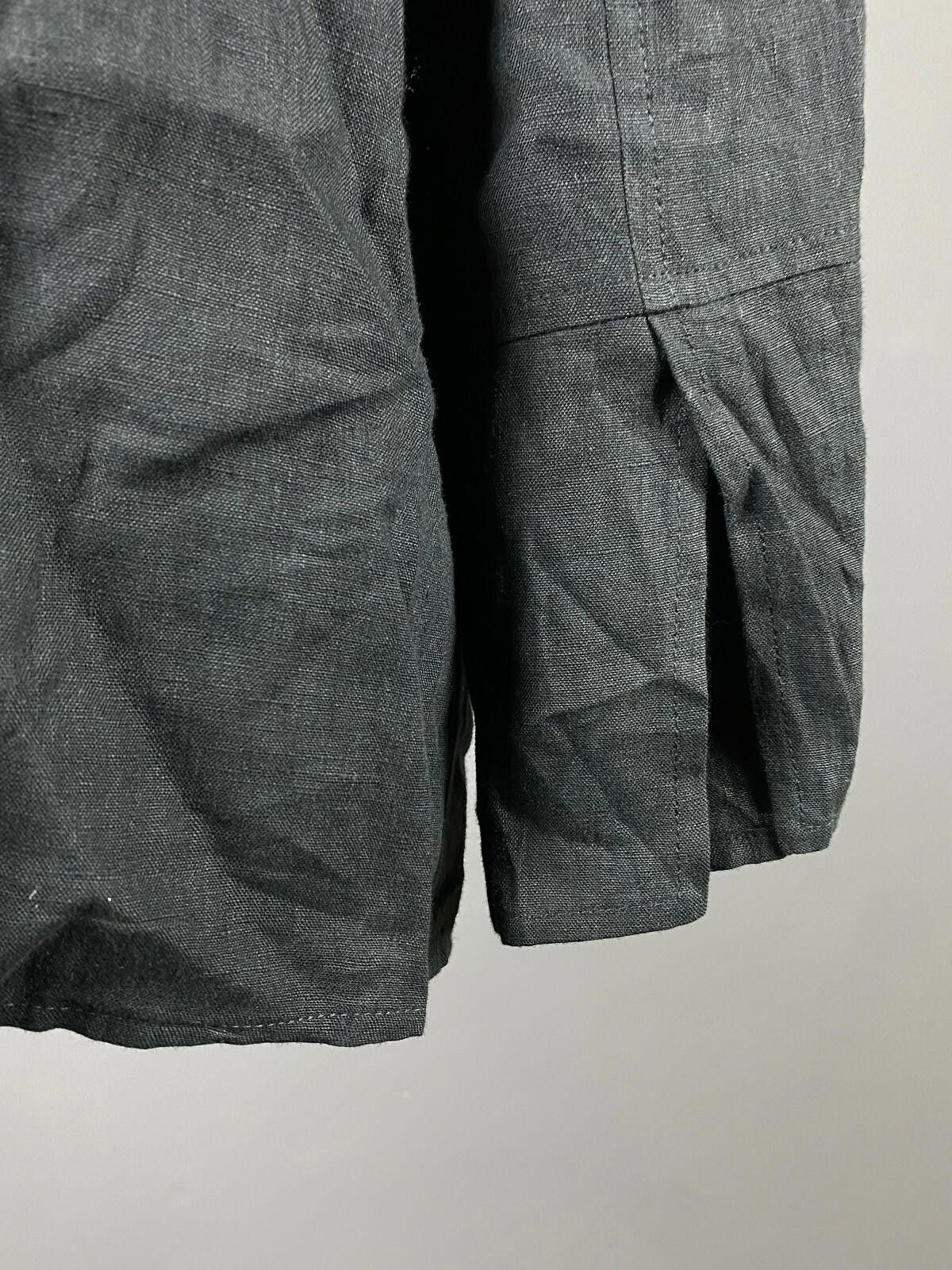 JOHN LAWRENCE SULLIVAN SULU Kerstin Bernecker Black Linen Trapeze Jacket Size 42 Size M / US 6-8 / IT 42-44 - 7 Thumbnail